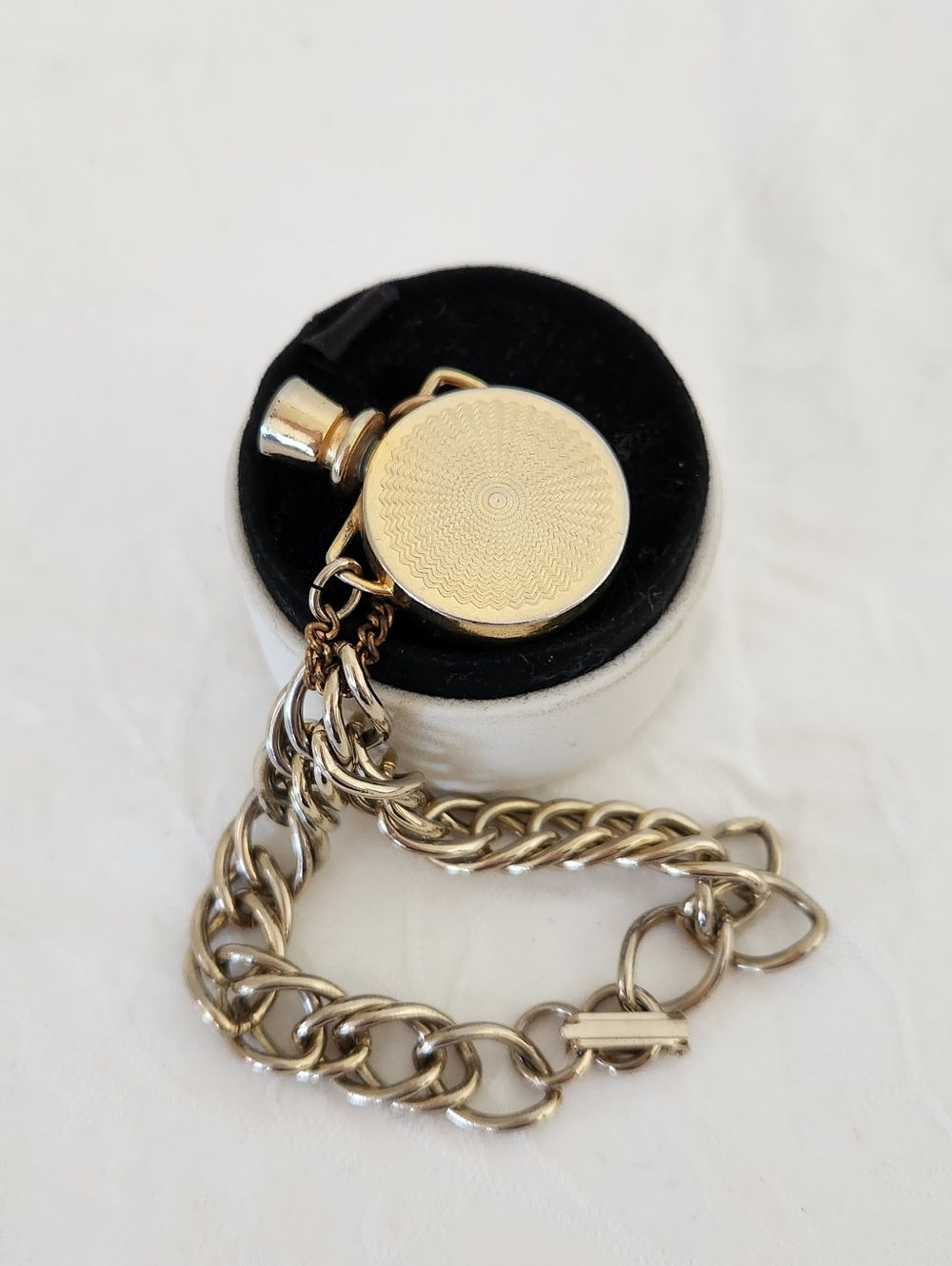 50s Perfume Bottle Charm Bracelet
